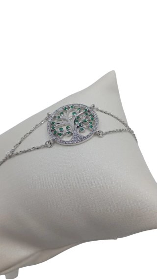 Pulsera árbol de la vida plata