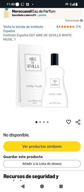 2x Aire de Sevilla White Musk EDT