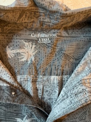 Camicia Croft & Barrow fantasia tropicale