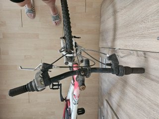 Bicicleta de montaña le falta incoar las ruedas