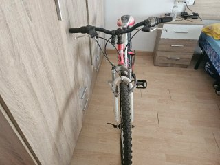Bicicleta de montaña le falta incoar las ruedas