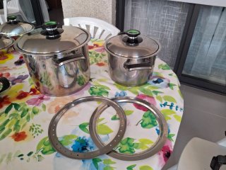 Batteria da cucina AMC in acciaio inox - risparmio energetico