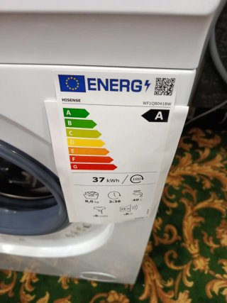 Lavadora Hisense Steam Inverter 8kg