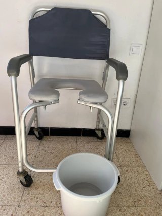Silla WC con ruedas
