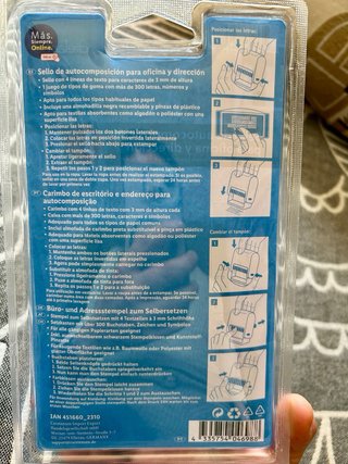 Sello de autocomposición Crelando oficina