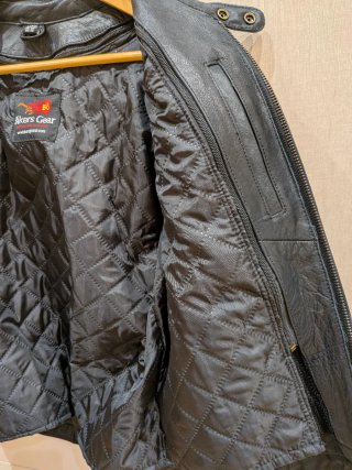 Chaqueta de cuero para moto Bikers Gear