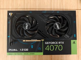 Palit GeForce RTX 4070 Dual 12GB como nueva