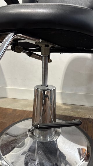 Sillón de peluquería/maquillaje negro
