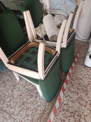 6 Sedie Ikea in Legno Bianco