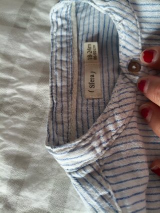 Camisa de rayas para niño