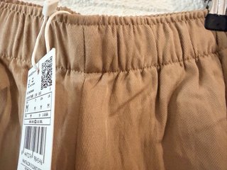 Pantalón culotte fluido camel nuevo con etiquetas