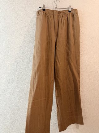 Pantalón culotte fluido camel nuevo con etiquetas
