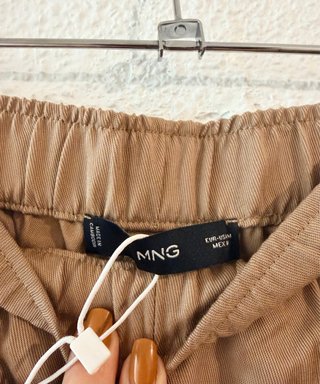 Pantalón culotte fluido camel nuevo con etiquetas