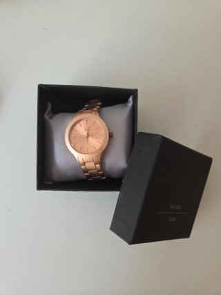 Reloj oro rosa con corona