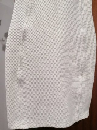 Vestido branco justo