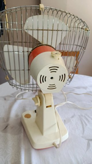 Ventilador Mesa Vintage Años 70