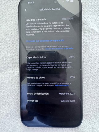 iPhone 15 Pro Max Negro/Plateado