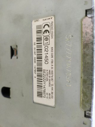 MODULO CAJA RADIO AC SEAT IBIZA GP99 CORDOBA 99-02
