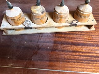 Especiero de madera 4 botes