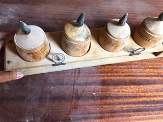 Especiero de madera 4 botes