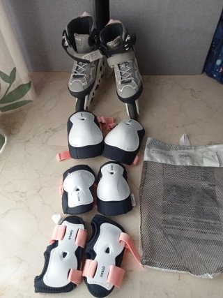 Patines en línea extensibles + protecciones