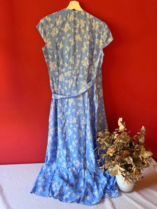 Vestido cruzado floral azul &Other Stories T.38