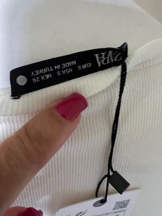 Coprispalle Zara bianco nuovo