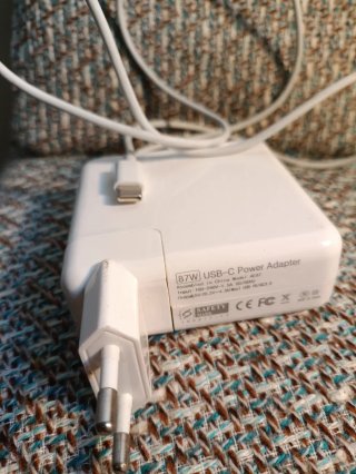 Cargador para Apple modelo AE87 -87W MacBook USB-C