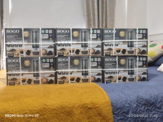 Cafetera Portátil Sogo 4 en 1 Recargable