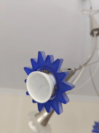 Lámpara de techo diseño floral