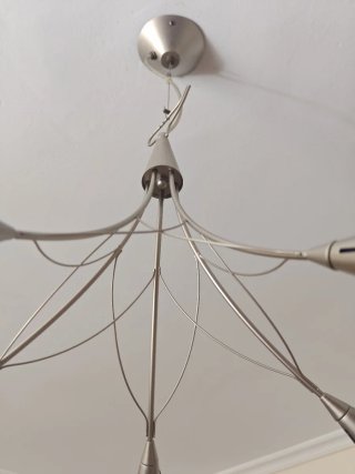 Lámpara de techo diseño floral