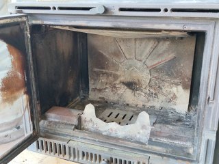 Cassette Insertable chimenea de Hierro Fundido