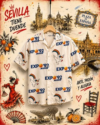 Camisa Expo Sevilla '92 Viscosa