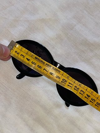 Occhiali da sole vintage Burberry neri oro