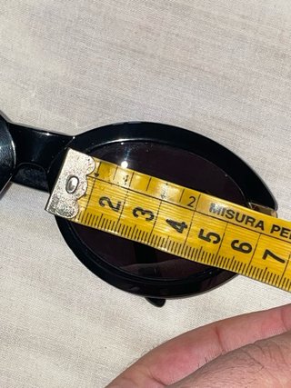 Occhiali da sole vintage Burberry neri oro
