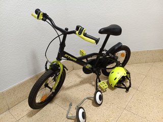 Bicicleta Infantil Btwin Dark Hero 500 16