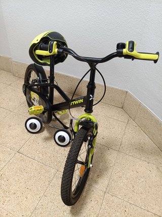 Bicicleta Infantil Btwin Dark Hero 500 16