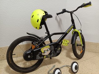 Bicicleta Infantil Btwin Dark Hero 500 16