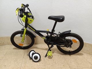 Bicicleta Infantil Btwin Dark Hero 500 16