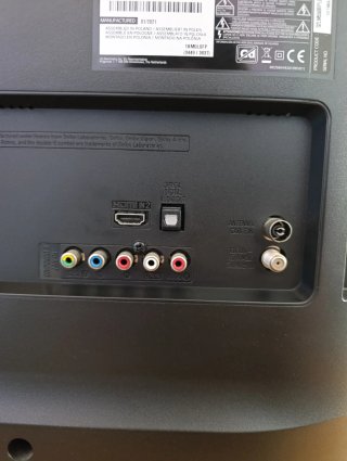 Televisión LG Negra