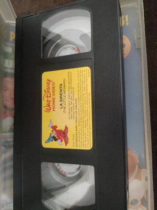 La Sirenita VHS Disney Clásicos Español