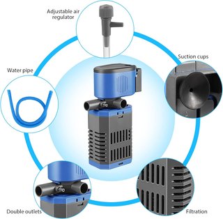 Filtro Acuario Interno 8W 900L/H