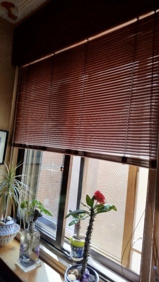 Persiana veneciana de aluminio beige 120 anch× 150