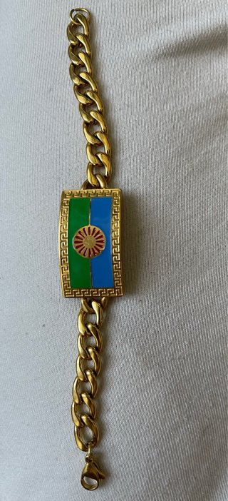 Pulsera Gitana con Rueda Solar