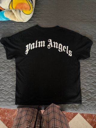 Camiseta Palm Angels Negra Cocodrilo
