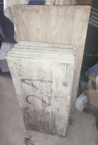 Tableros o tablas de encofrar
