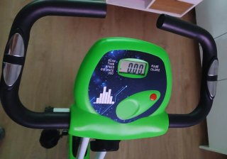Bicicleta Estática Homcom Plegable Verde