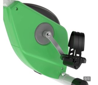 Bicicleta Estática Homcom Plegable Verde