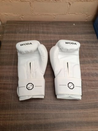 Guantes Boxeo WODA Premium Blancos 14 OZ