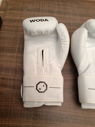 Guantes Boxeo WODA Premium Blancos 14 OZ